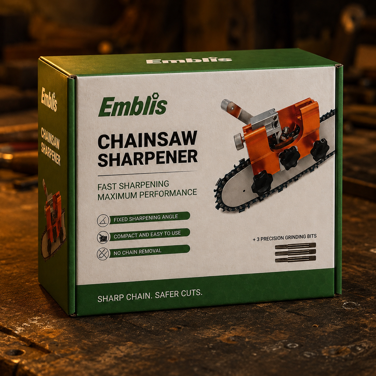 Emblis™ Chainsaw Sharpener
