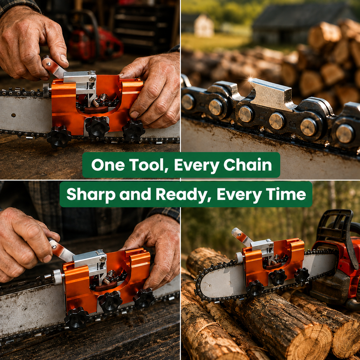 The #1 Gift for Any Chainsaw Owner: Emblis™ Chainsaw Sharpener